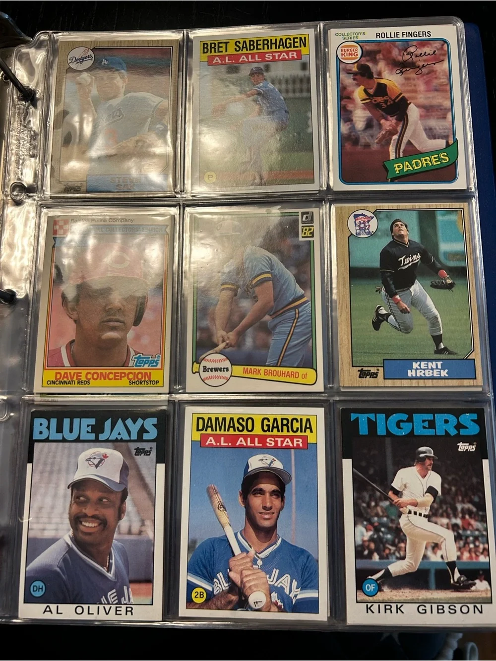 Baseball Card Collection 148 Binder Page in Clear Plastic - Transparent